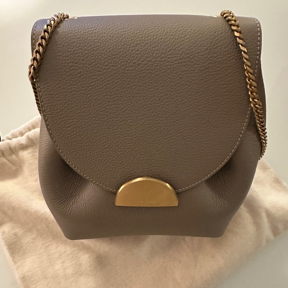 Polène Paris NEW Calf Leather Numero Uno Mini - Taupe